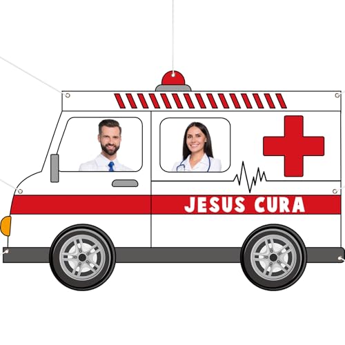 Nurses Week Photo Booth Props Nurses Week Party Decorations Thank You Nurse Day Booth Props Ambulance Nurse Banner Backdro...