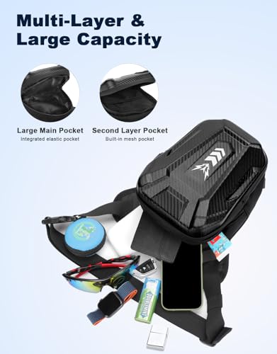 ISEYOU Thigh Bag, Drop Leg Bag for Women Men, Motorcycle Leg Bag with Leg Strap, Expandable Storage Tank Bags, Leg Fanny P...