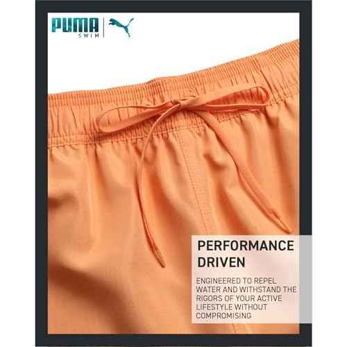 PUMA Men's Bathing Suit - Quick Dry Swimsuit Trunks with Mesh Compression Liner - 8" Inseam Swimwear (S-XL)