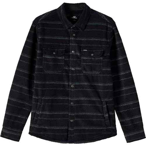 O'NEILL Men's Glacier Superfleece Overshirt - Fleece Shirt with Front Pockets - Comfortable and Soft