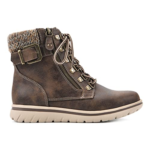 CLIFFS BY WHITE MOUNTAIN Women's Hearty Cushioned Hiker Ankle Boots