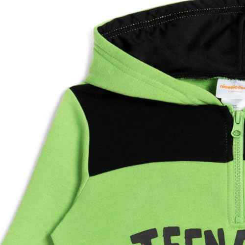 Teenage Mutant Ninja Turtles Leonardo Michelangelo Raphael Half Zip Hoodie Toddler to Big Kid