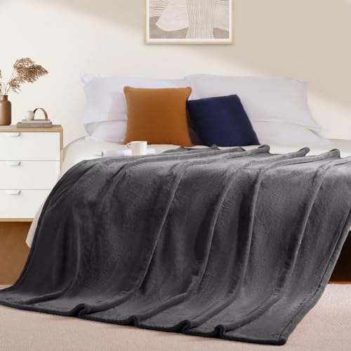 BEAUTEX Fleece Throw Blanket for Couch Sofa or Bed Throw Size, Soft Fuzzy Plush , Luxury Flannel Lap Blanket, Super Cozy a...