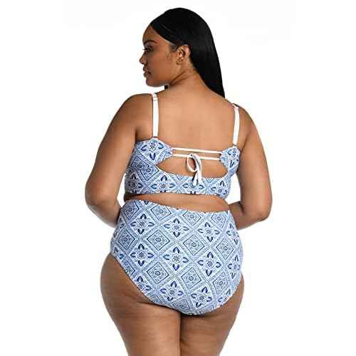 La Blanca Women's Bandeau Midkini Swimsuit Top