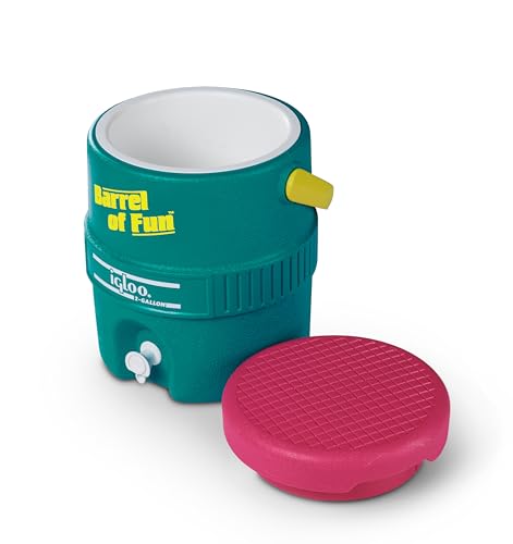 Igloo 2-Gallon Retro Party Water Jug Cooler, Jade