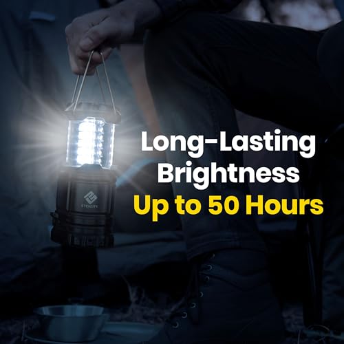 Etekcity Lantern Camping Essentials Lights, Led Flashlight for Power Outages, Survival Gear and Supplies for Emergency, Hu...