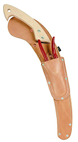 Weaver Leather Curved Back Curved Saw Scabbard with Pruner Pouch