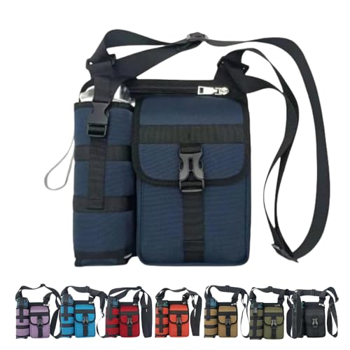 Drkicsy Shoulder Bags With Water Bottle Holder, Sling Backpack Shoulder Crossbody Bag Sports Workout Bags Crossbody Water ...