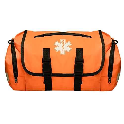 NOVAMEDIC Empty First Responder Bag, 15"x9"x8", Trauma First Aid Carries w/Multi Compartments for EMTs, Paramedics, Emerge...