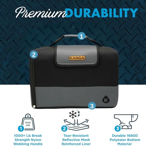 Kanga Insulated Cooler Bag - Soft Cooler Bag - Can Beer and Seltzer Drink Cooler - Insulated and Durability Tested - Kanga...