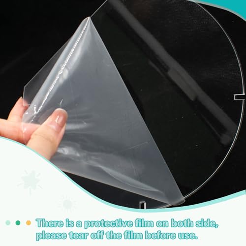 Acrylic Glass Drink Dispenser Stand, 6.6'' in Diameter Fit for 1 Gallon Glass Drink, Iced Beverage Dispensers Clear Water ...
