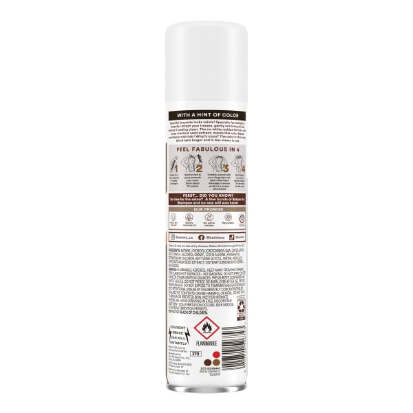 Batiste Dry Shampoo, Brunette, 3.81 oz (Pack of 6)