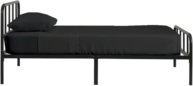 4 PC Cot Sheet Sets 28x75, 100% Cotton Fitted Cot Sheet- Perfect for Narrow Twin/Rv Bunk/Camping Cot/Guest Bed Replacement, Sheets for Cot Bunk Bed-Fits Upto 4-8" Deep Mattress- Charcoal Solid