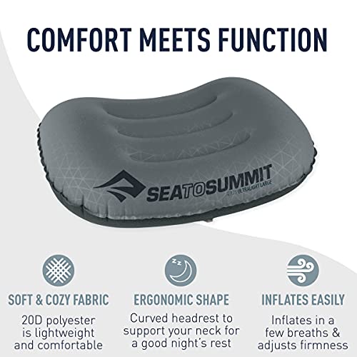 Sea to Summit Sleep System: Aeros Ultralight Pillow and Spark Down Sleeping Bag