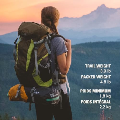 Coleman PEAK1 Premium Waterproof Backpacking Tent with Rainfly & Footprint, Lightweight Camping Tent Withstands Winds up t...