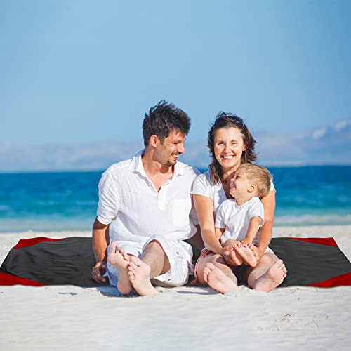 Ainiv Picnic Blanket, Mini Pocket Beach Mat 55.1 x 70.8IN (3-5 People) Foldable, Lightweight Waterproof Sand Free, Foldabl...