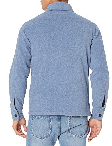 Amazon Essentials Mens Long-Sleeve Polar Fleece Shirt Jacket for Winter