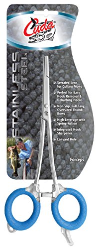 Cuda 7.5″ Stainless Steel Freshwater Forceps