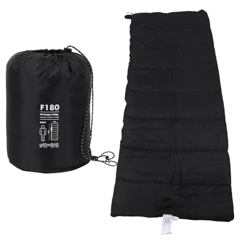 RiToEasysports Sleeping Bag, Camping Sleeping Gear Envelope with Splashproof Pongee Fabric Soft Washed Down Cotton for Hik...