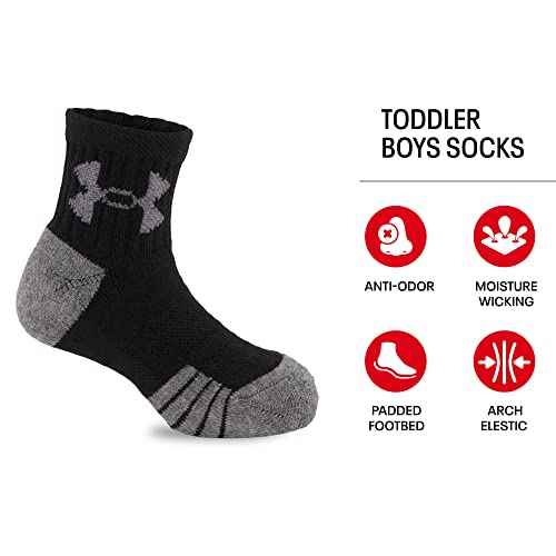 Under Armour Baby Boys' Quarter Socks (Multi-Pack)