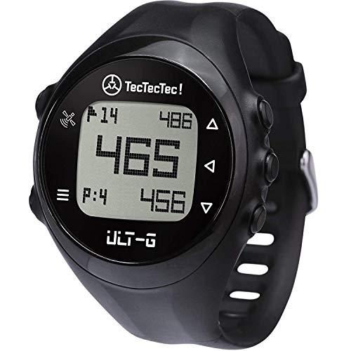 TecTecTec ULT-G Stylish, Lightweight and Multi-Functional Golf GPS Watch, Durable Wrist Band with LCD Display, Worldwide P...