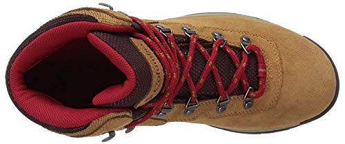 Columbia Women's Newton Ridge Plus Waterproof Amped, Elk/Mountain Red, 9