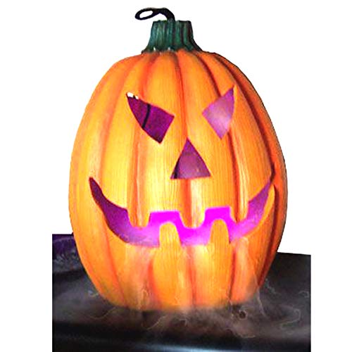Akeydeco Halloween Party Mist Maker,Ultrasonic Water Pond Fountain Fogger 9 LED Red Yellow and Blue Light Flashes Aluminum...