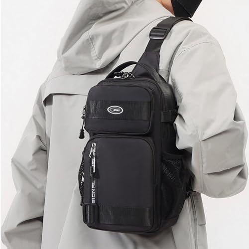 Tactical Crossbody Bag for Men Convenient Outdoor Shoulder Bag Large Capacity Crossbody Bags Leisure Backpack