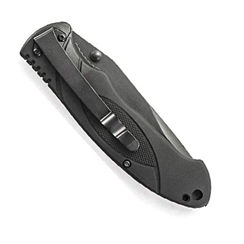 Smith & Wesson Extreme Ops SWA25 7.8in High Carbon S.S. Folding Knife with 3.3in Clip Point Blade and Aluminum Handle for ...