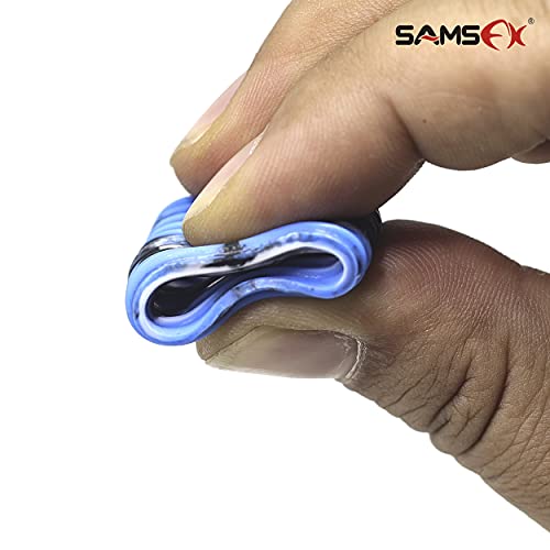 SAMSFX Rubber Fishing Reel Handle Grip Sleeve Non-Slip Baitcaster Knob Covers for Casting or Spinning Reel