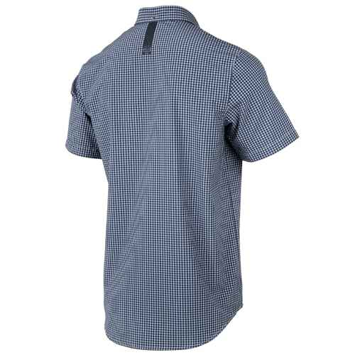 Beretta Men's Hovis Flex Performance UPF 50+ Sun Protection Outdoor Short Sleeve Button-Down Shirt with Hidden Chest Pockets