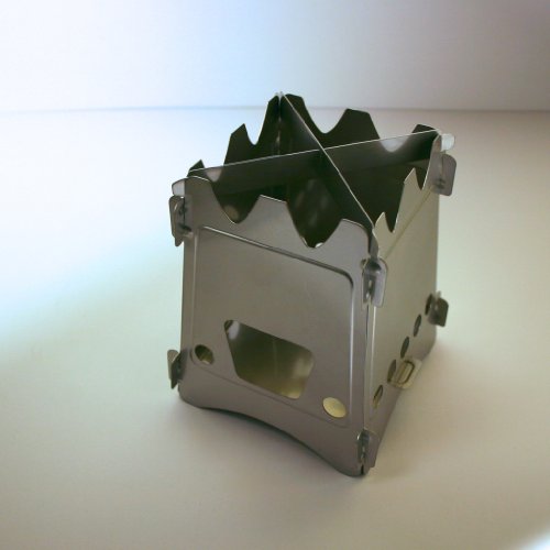 Emberlit Stainless Steel stove,Compact Design Perfect for Survival, Camping, Hunting & Emergency Preparation