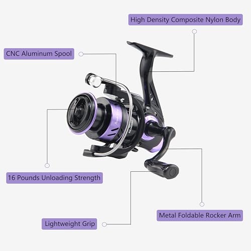OLOLYAP Fishing Pole Combo 2PCS Telescopic Fishing Rod and Aluminum Reel Combos with Carrier Bag Sea Saltwater Freshwater ...