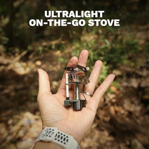 Fire-Maple Torch Gas Stove – Ultralight Backpacking Camping Stove, Built-in Piezo Ignition, Stainless Steel & Aluminum All...