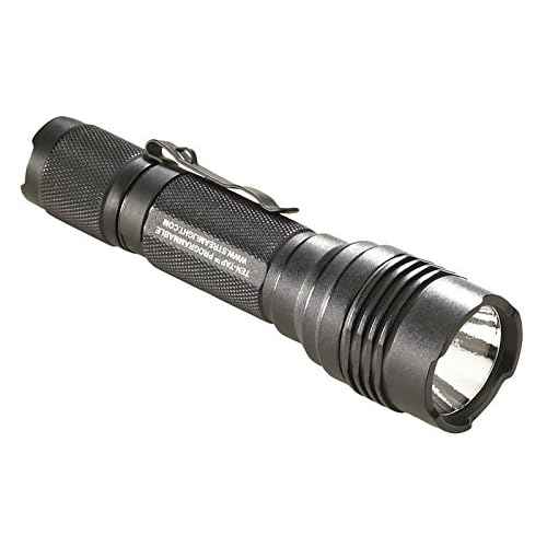 Streamlight 88040 ProTac HL 750-Lumen Professional Tactical Flashlight with CR123A Batteries, and Holster, Black, Clear Retail Packaging