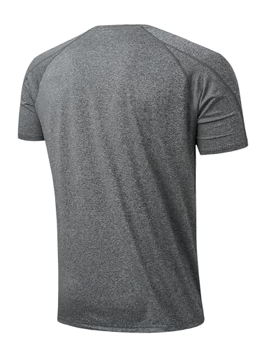SENBWL Moisture Wicking Quick Dry Soft Pickleball Workout Hiking Camping Running Shirts for Men Outdoor Sports