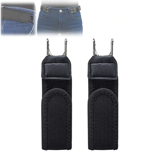 UKM 2PCS Buckleless Belt Hook, Tactical Metal Hook Elastic Belt, Gift for Men & Women, Valentine's Day Gift
