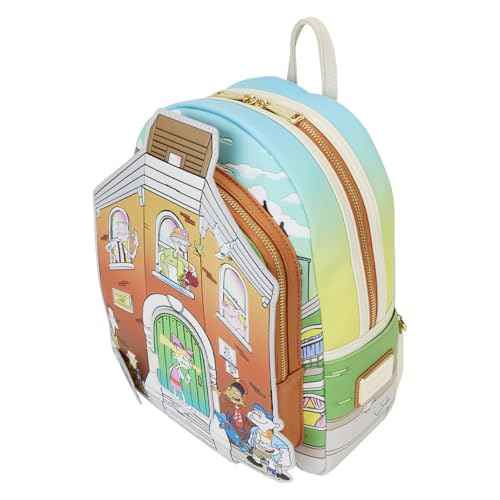 Loungefly Nickelodeon Hey Arnold! Sunset Arms Boarding House Mini Backpack