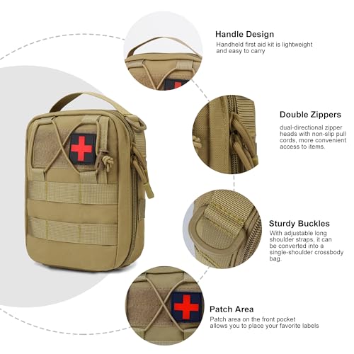 Mardingtop Tactical Molle Backpack for Men & Tactical Utility Pouch