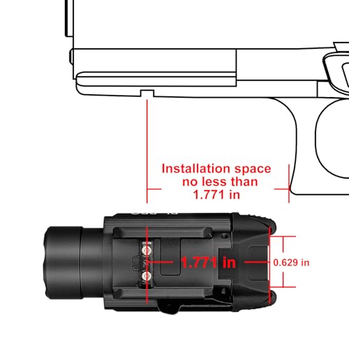 OLIGHT PL-Pro Valkyrie 1500 Lumens Rechargeable Weaponlight Rail Mount Tactical Flashlight with Strobe