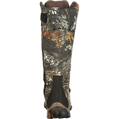 ROCKY Men's Camouflage Waterproof Side-zip Snake Boots
