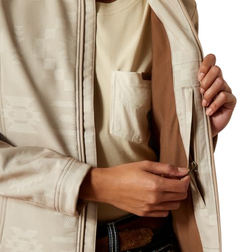 ARIAT womens Ariat Logo Softshell Print Jacket