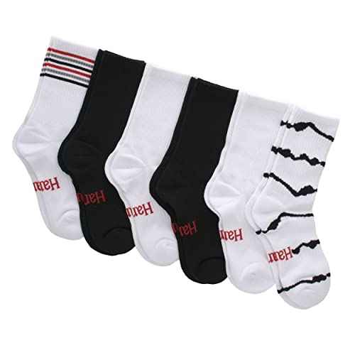 Hanes Ultimate Women's 6-Pack Crew Socks