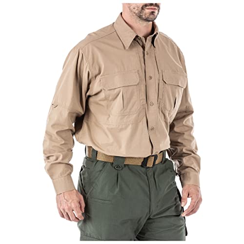 5.11 Tactical Long Sleeve Work Shirt, 100% Cotton Canvas, Style 72157