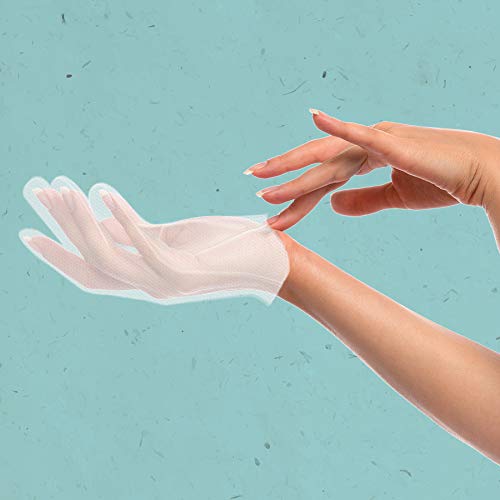 Nu-Pore Moisturizing Gloves - Hand Mask for Dry Hands and Moisturizer with Jojoba Oil and Aloe Vera to Help Repair and Soothe Ex