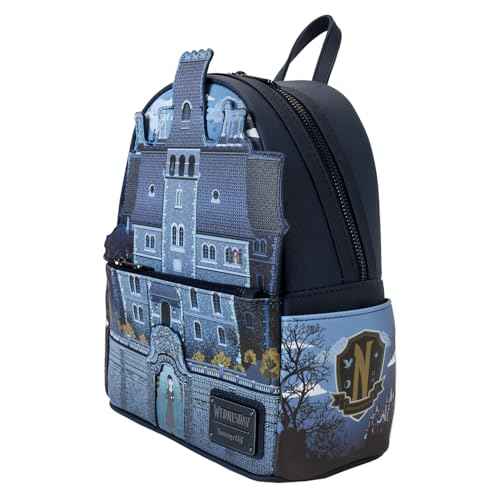 Loungefly MGM Wednesday Nevermore Academy Mini Backpack