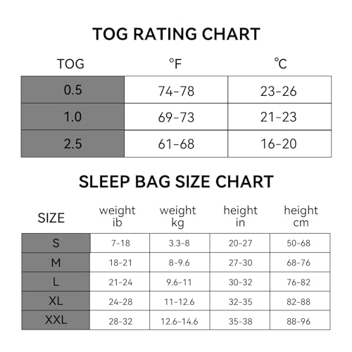 BubblePanda Rayon Made from Bamboo Sleep Sack 2t-3t 1.0 Tog Soft Toddler Sleeping Sack 24-36 Months for Babies 2-Way Zippe...