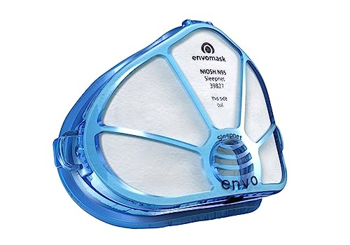 Envo Mask N95 Reusable Respirator Kit with Exhalation Valve featuring AIRgel Cushion Technology for Secure All Day Comfort