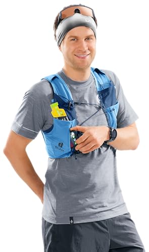 Deuter Unisex Traick Hydro, Minimalist Trail Running Vest, 5 Liter & 9 Liter Packs