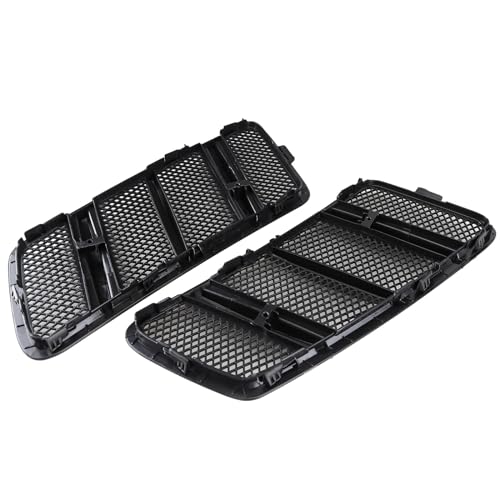 Pair Front Left & Right Hood Vent Air Grille Cover fits for Merce*des Benz W166 GL350 GL450 GL550 GL63 AMG 2013-2016 ML350 ML550 ML63 2012-2015 Hood Air Vent Grille Replaces 1668800105 1668800205